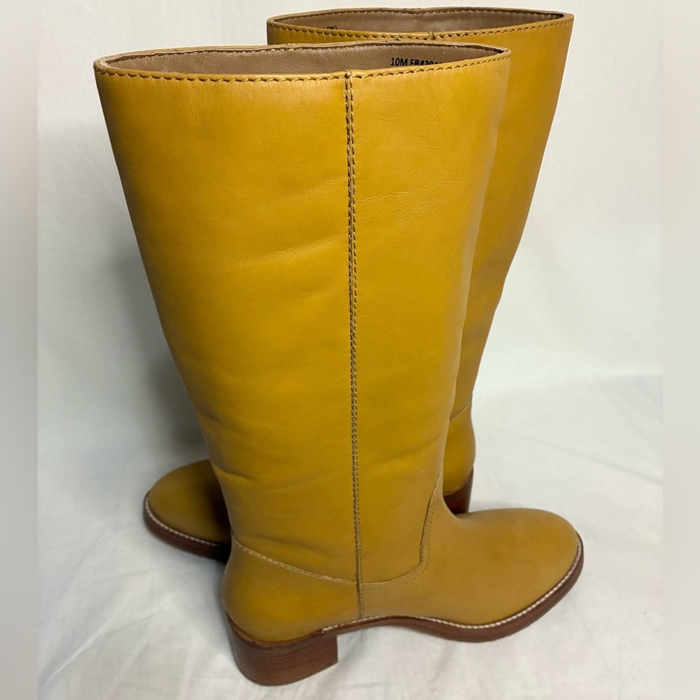 NEW. Frye Camryn Leather Boots Banana - Picture 11 of 14
